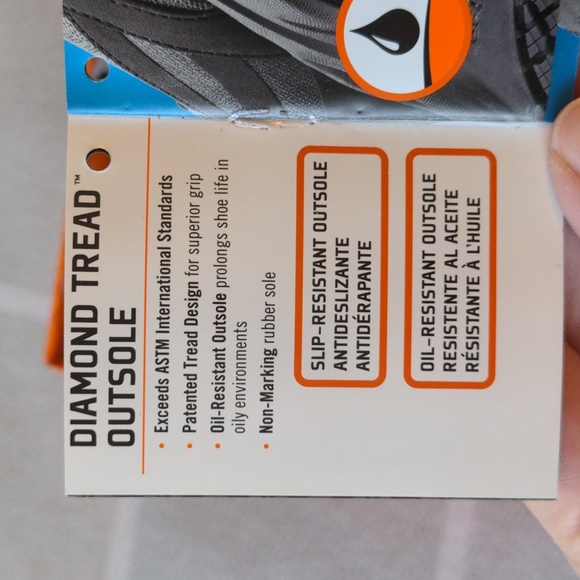 Safe T Step Slip Resistant Shoes Size 7.5 - Picture 9 of 10